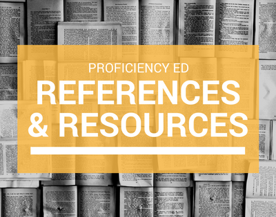 ProficiencyEd References and Resources, the Delphian School
